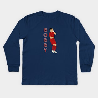 Roberto Firmino celebration Vs PSG Kids Long Sleeve T-Shirt